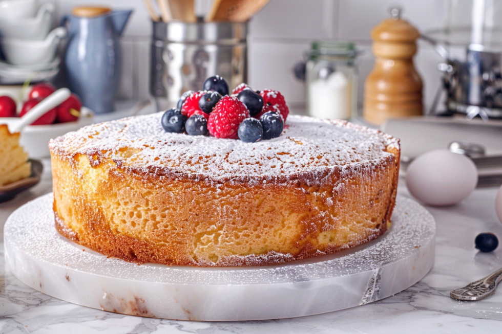 Gâteau moelleux aux œufs