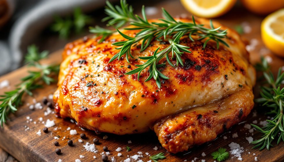 Cuisse de poulet mariné au four : la recette facile et savoureuse