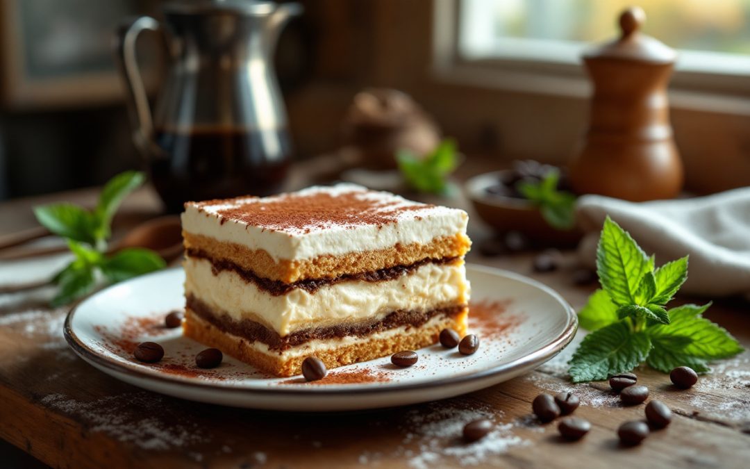 découvrez notre recette traditionnelle et facile de tiramisu, le dessert italien incontournable. apprenez à préparer ce délice crémeux avec des ingrédients simples et savourez un véritable goût d'italie à chaque bouchée.