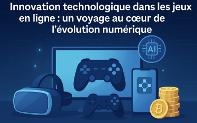 Innovation technologique dans les jeux en ligne : un voyage au cœur de l’évolution numérique