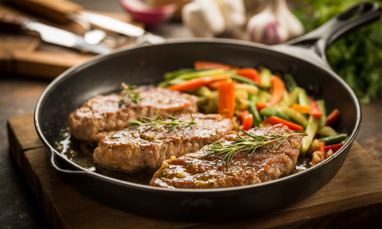Tendres de veau à la poêle savoureux : la recette facile et délicieuse
