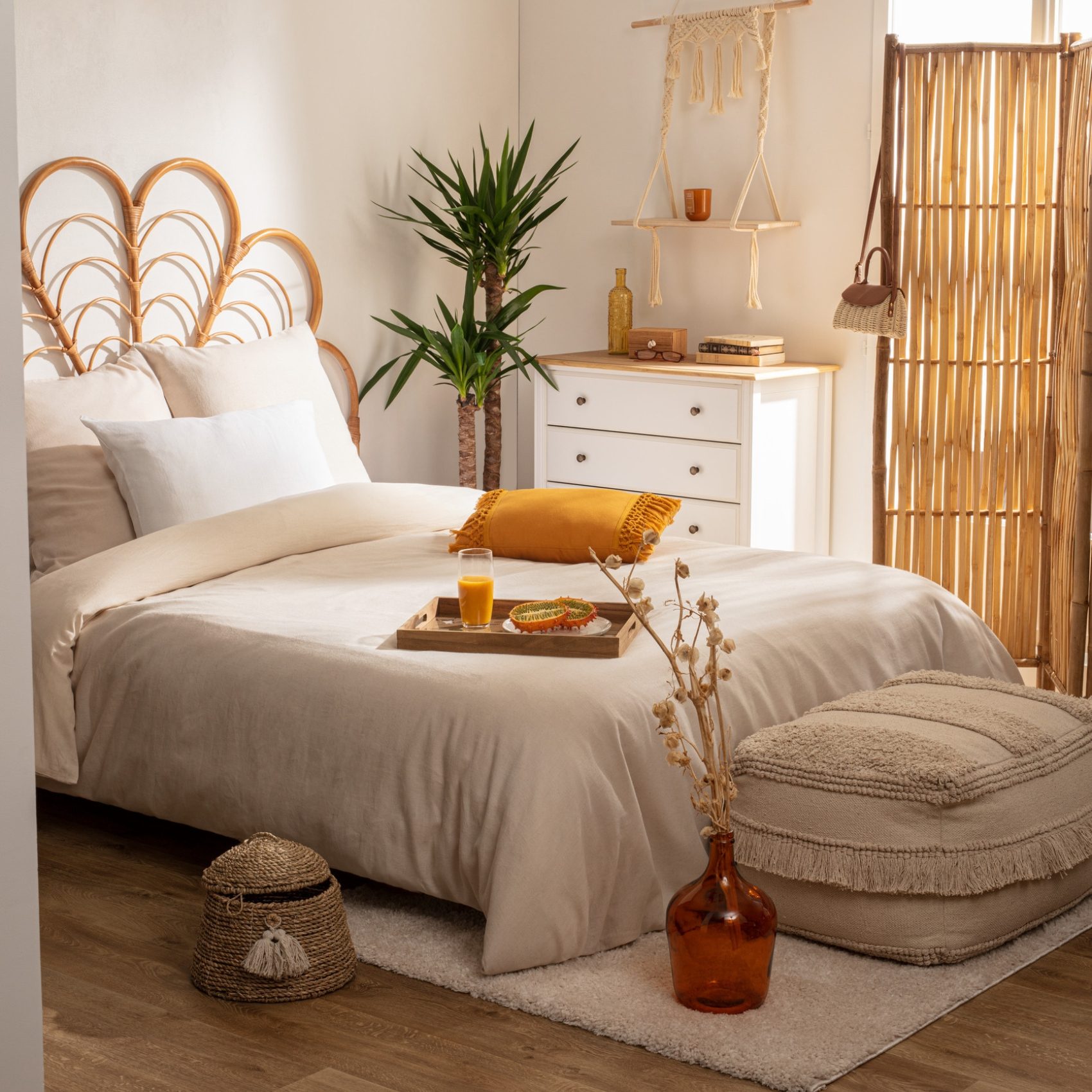 Tapis décoratif pour une chambre cosy