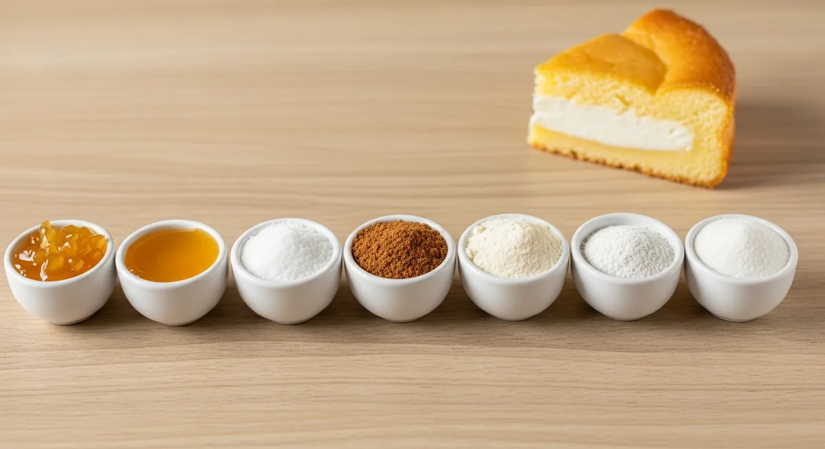 Alternatives naturelles au sucre blanc pour pâtisserie : miel, agave, sucre de coco