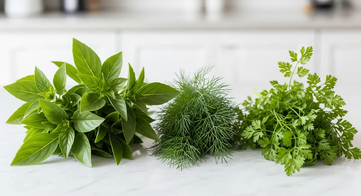 Basilic thaï aneth et cerfeuil frais alternatives estragon