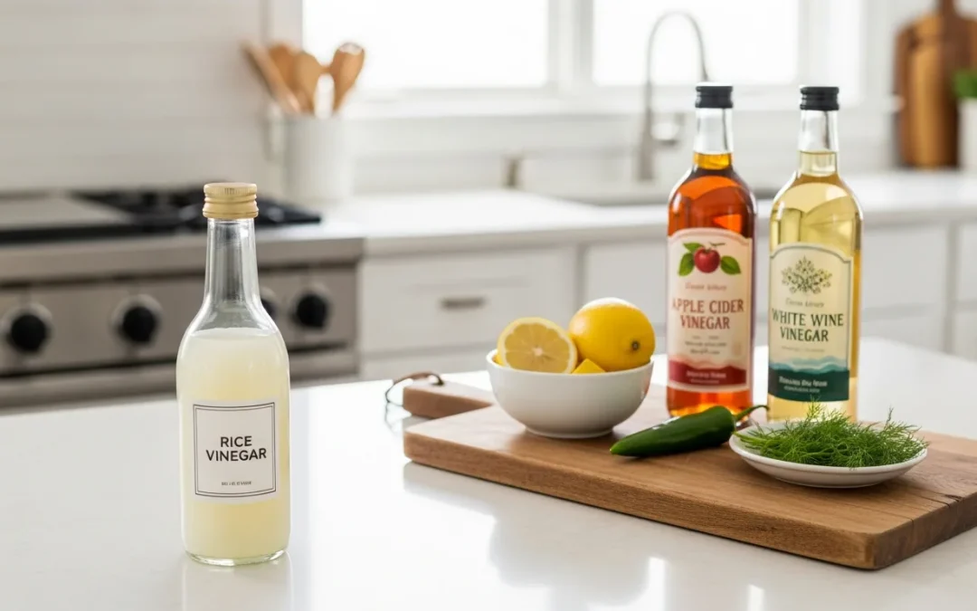 Par quoi remplacer le vinaigre de riz : alternatives testées