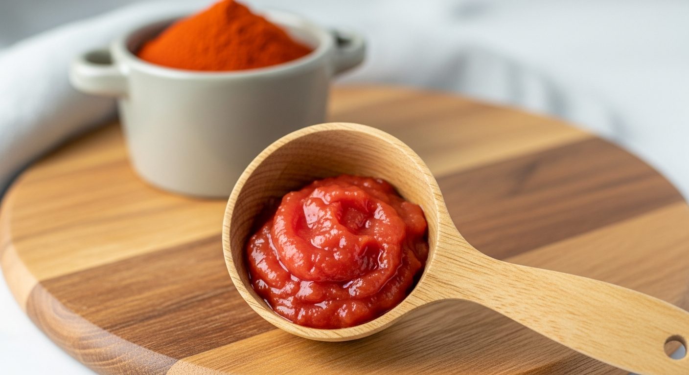 Cuillère concentré tomate solution urgence remplacer paprika