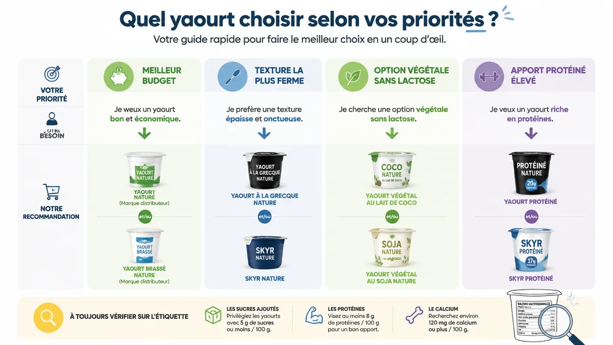 Quelle alternative au skyr choisir selon son objectif
