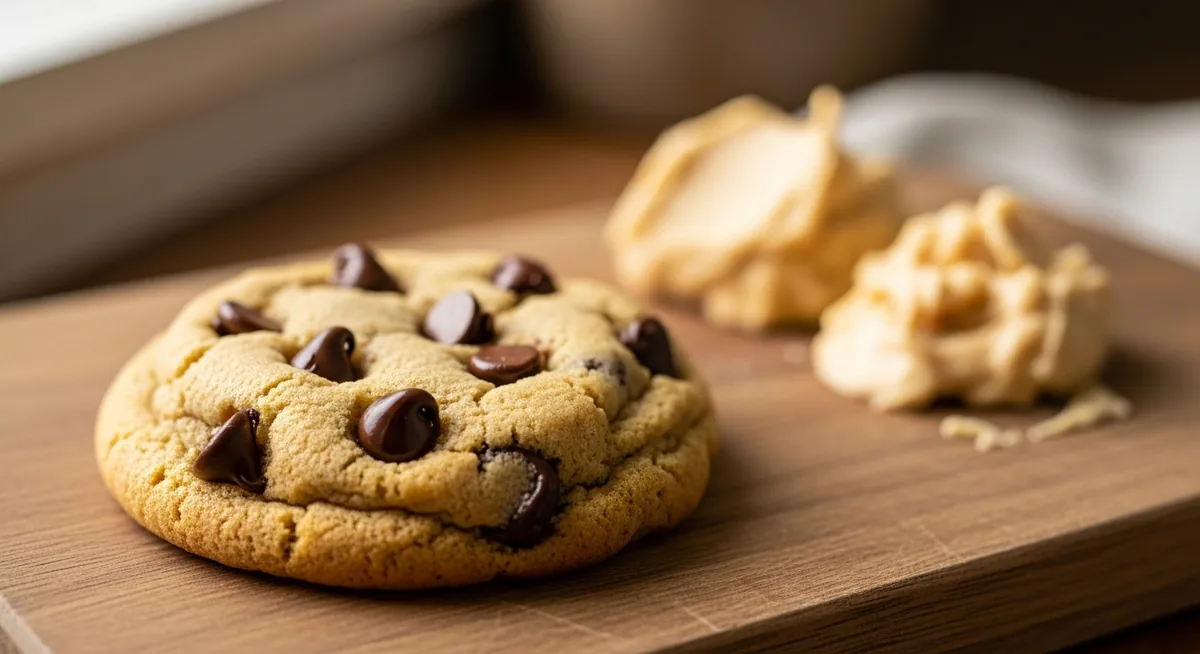Infographie comparant les substituts du beurre dans les cookies selon la texture obtenue