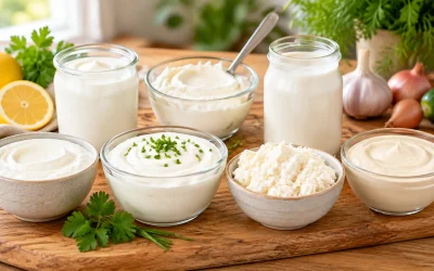 Par quoi remplacer la creme fraiche regime : les alternatives