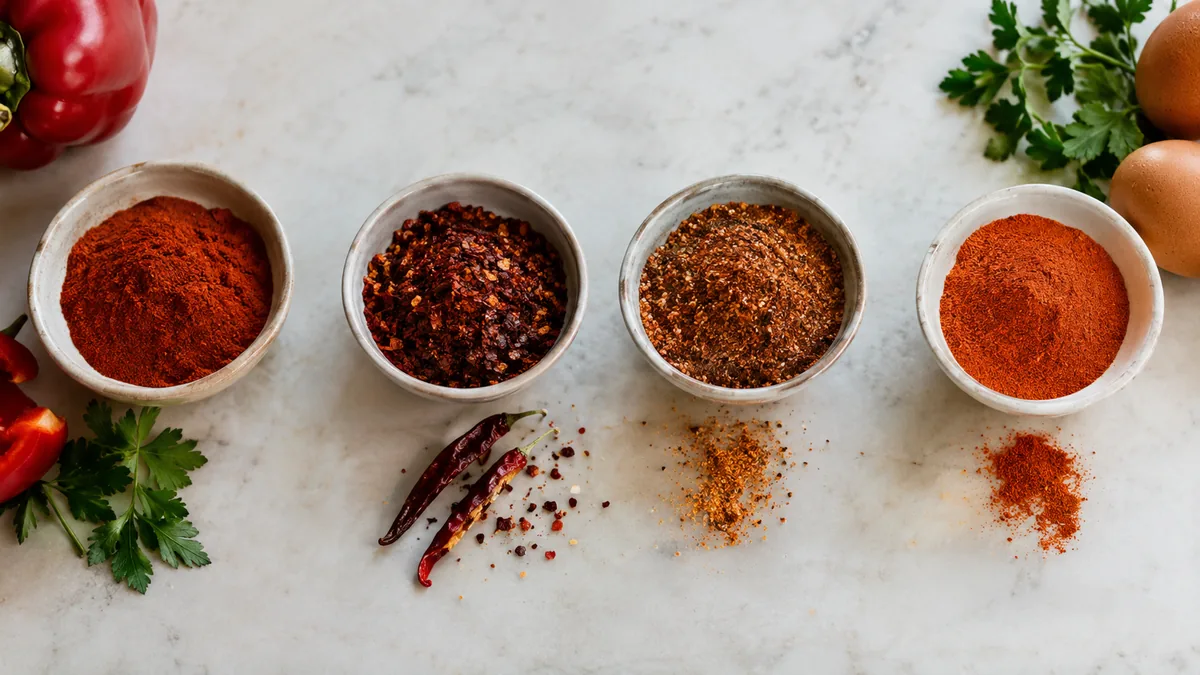 Substituts du piment d’Espelette selon les recettes